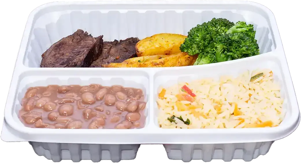 BANDEJA ADVANTY 3 DIVISÕES BIODEGRADÁVEL