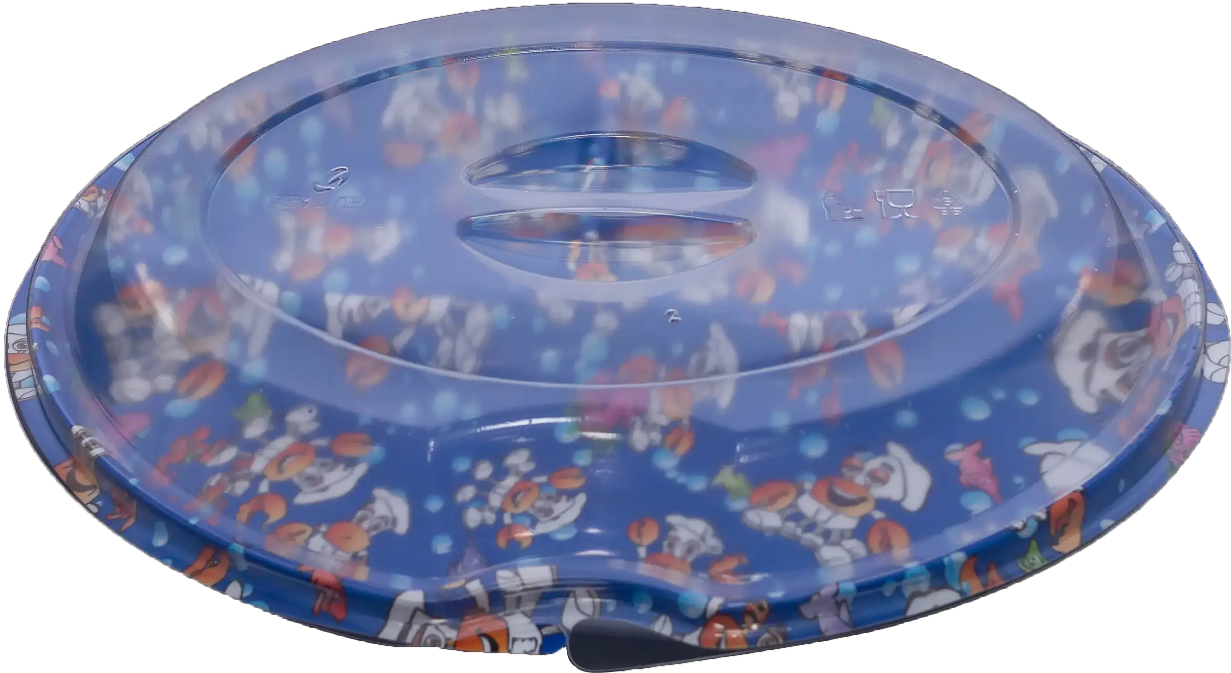 PRATO ELEGANCE PEDIÁTRICO COM CLOCHE TRANSPARENTE